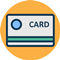 Credit debit card icon